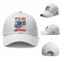 Dino Spider Its My 8th Birthday Baseball Cap Dinosaur Gift For Boys