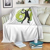 Funny Gen Z Alpha Gift Throw Blanket Six Seven Meme Tennis Lover - Wonder Print Shop