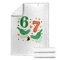 67 Meme Black History Month Throw Blanket African American Gift