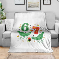 67 Meme Black History Month Throw Blanket African American Gift