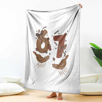 Funny Six Seven Meme Throw Blanket Black History Women Gift