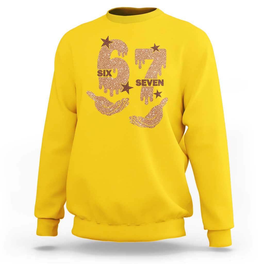 Funny Six Seven Meme Sweatshirt Melanin Black History Month Gift - Wonder Print Shop