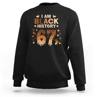 Funny Melanin Six Seven Meme Sweatshirt African American Gift - Wonder Print Shop