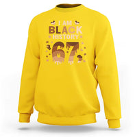 Funny Melanin Six Seven Meme Sweatshirt African American Gift - Wonder Print Shop
