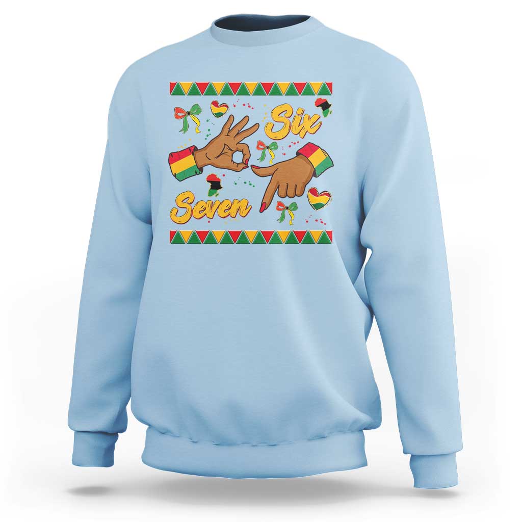 Funny 67 Meme Black History Month Sweatshirt Gen Z Alpha Gift - Wonder Print Shop