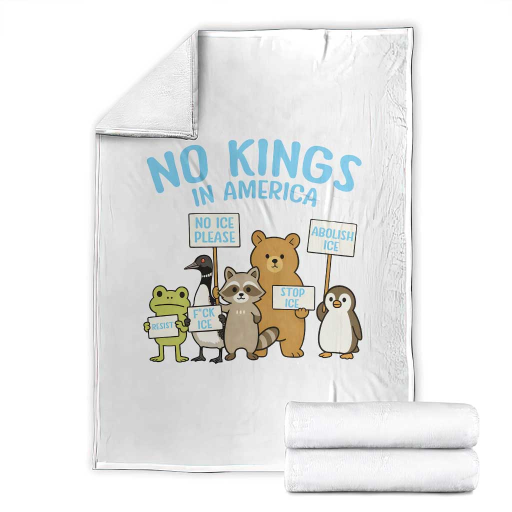 Funny Protest Animals Abolish Ice Throw Blanket Minneapolis USA Support Gift