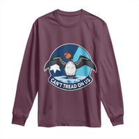 Can Not Tread On Us Long Sleeve Shirt Common Loon No Ice Please