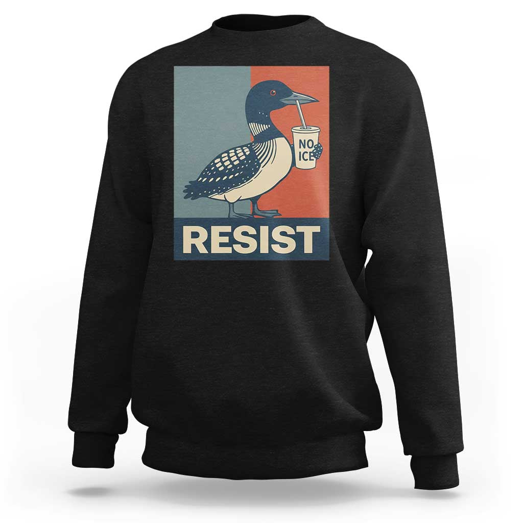Funny Minnesota Common Loon Sweatshirt No Ice Please