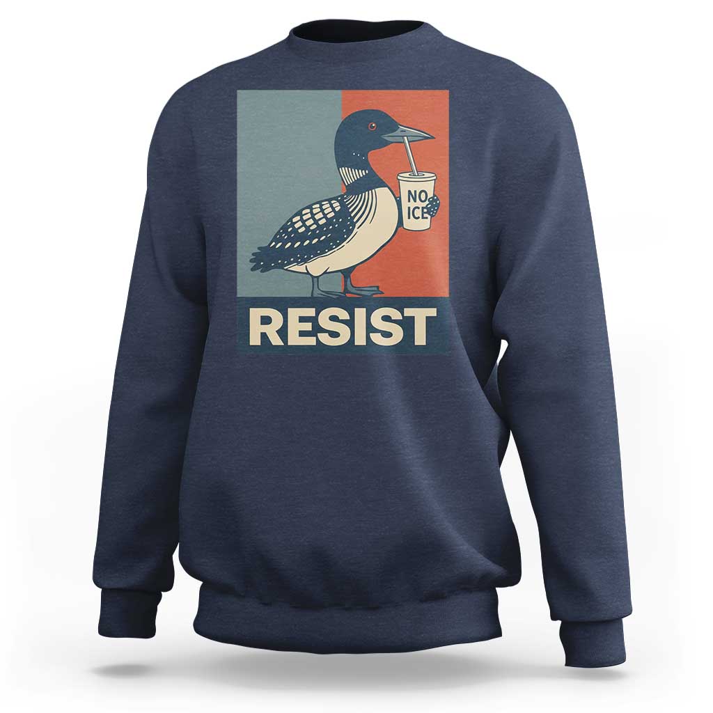 Funny Minnesota Common Loon Sweatshirt No Ice Please