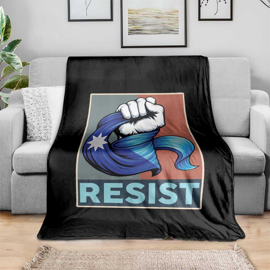 Minnesota Resist Ice Out Throw Blanket MM Support Gift