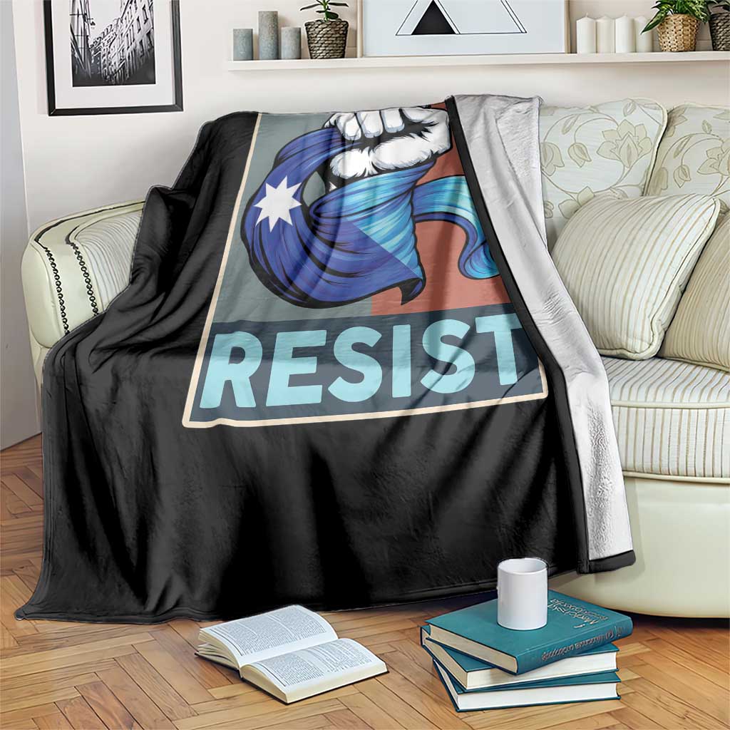 Minnesota Resist Ice Out Throw Blanket MM Support Gift