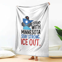 Minnesota Pride Common Loon Throw Blanket Stand With Minnesota Ice Out