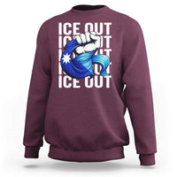 Minnesota Ice Out Sweatshirt Anti Ice Movement Protest