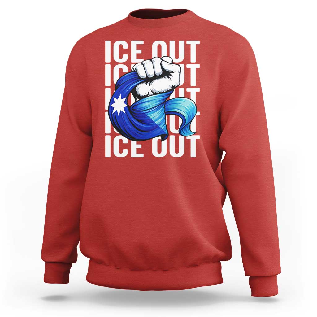 Minnesota Ice Out Sweatshirt Anti Ice Movement Protest
