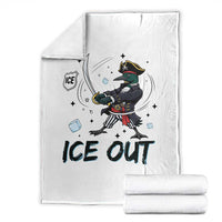 Funny Pirate Common Loon Minnesota Defends Abolish Ice Throw Blanket