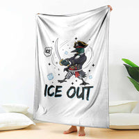 Funny Pirate Common Loon Minnesota Defends Abolish Ice Throw Blanket
