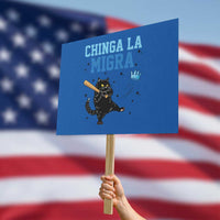 Chinga La Migra Protest Sign Funny Protest Cat Minneapolis Support Gift