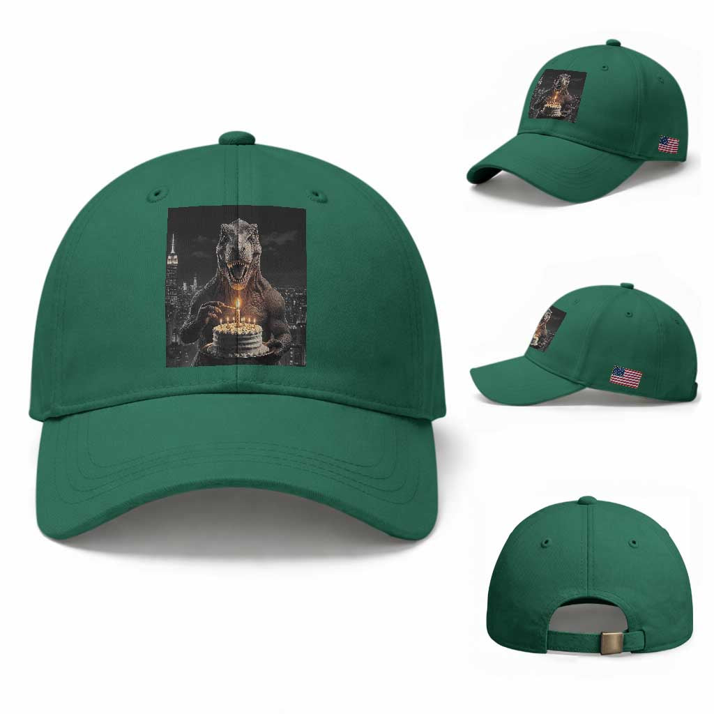 Funny Birthday Dinosaur Baseball Cap Prehistoric Party Celebration