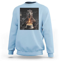 Funny Birthday Dinosaur Sweatshirt Prehistoric Party Celebration