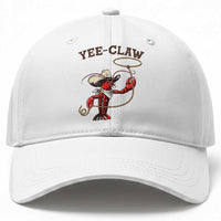 Yee Claw Baseball Cap Funny Crawfish Cajun Seafood Festival