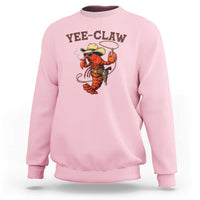 Yee Claw Southern Crawfish Sweatshirt Funny Seafood Party Graphic