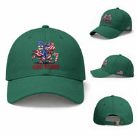 Funny 67 Meme Dinosaur American Pride Baseball Cap USA 250th Anniversary