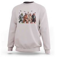 Funny Halloween Sweatshirt Bigfoot Monster Cosplay Characters - Wonder Print Shop