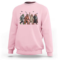 Funny Halloween Sweatshirt Bigfoot Monster Cosplay Characters - Wonder Print Shop