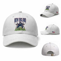 NE Gothic Skeleton Baseball Cap Football Lover Gift