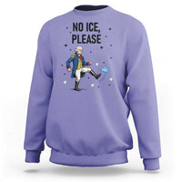 Funny George Washington Sweatshirt No Ice Please