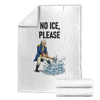 Funny George Washington Political Anti Ice Gift Throw Blanket