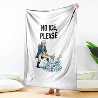 Funny George Washington Political Anti Ice Gift Throw Blanket