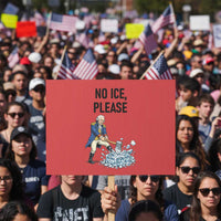 Funny George Washington Political Anti Ice Gift Protest Sign