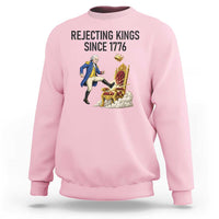Funny George Washington Protest Sweatshirt Rejecting Kings Since 1776