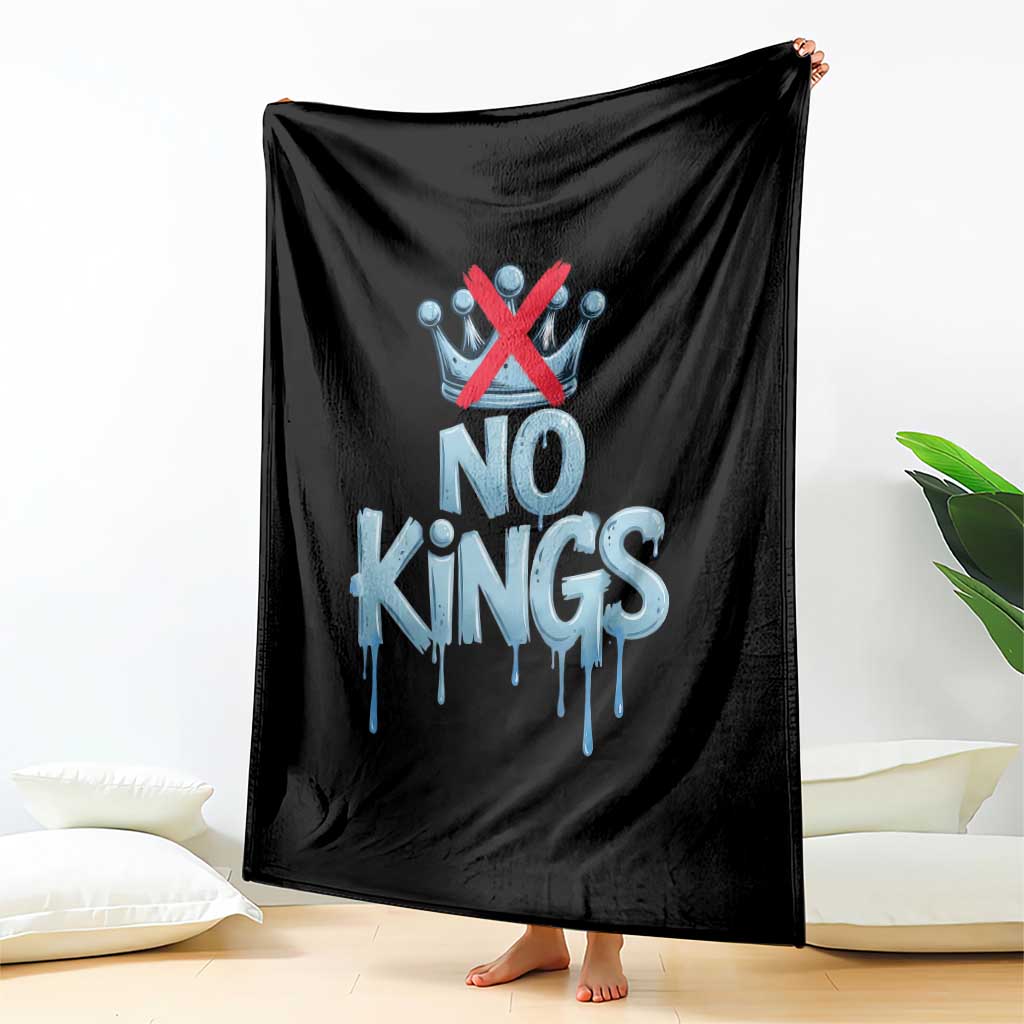 No Kings Abolish ICE Throw Blanket Anti Authoritarian Protest