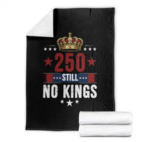 250 Still No Kings Throw Blanket American Patriot Freedom