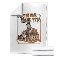 Martin Luther King Throw Blanket Rejecting Kings Since 1776