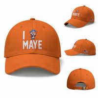 I Love Maye Baseball Cap Funny QB Sport Fan