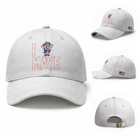 I Love Maye Baseball Cap Funny QB Sport Fan