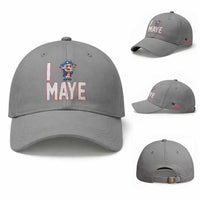 I Love Maye Baseball Cap Funny QB Sport Fan