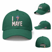 I Love Maye Baseball Cap Funny QB Sport Fan