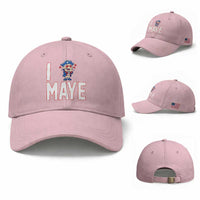 I Love Maye Baseball Cap Funny QB Sport Fan