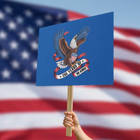 No Kings Protest Sign USA 250th Anniversary Freedom Eagle
