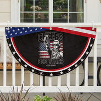 Thomas Jefferson Patriotic Fan Flag Cheers To 250 Years