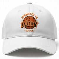 Personalized Basketball Daddy Baseball Cap Custom Number First Time Dad Pregnancy Announcement