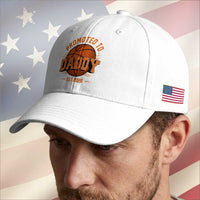 Personalized Basketball Daddy Baseball Cap Custom Number First Time Dad Pregnancy Announcement