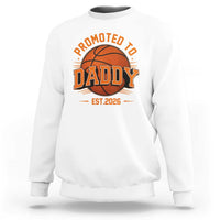 Personalized Basketball Daddy Sweatshirt Custom Number First Time Dad Pregnancy Announcement