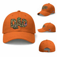 Proud Army Dad USA Flag Camo Baseball Cap Fathers Day Gift