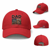 Mechanic Dad American Flag Baseball Cap If He Cant Fix It No One Can