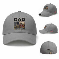 Mechanic Dad American Flag Baseball Cap If He Cant Fix It No One Can